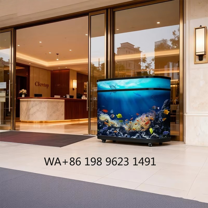 Reception Desk Counter - New Dynamic Video LED Screen Custom