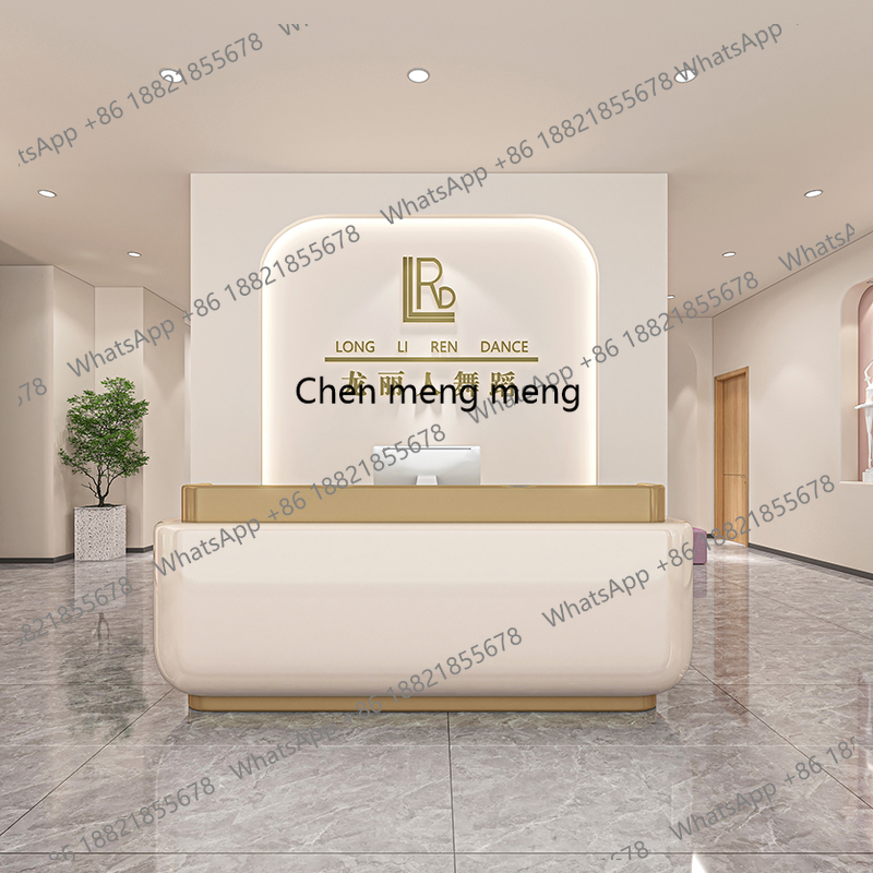 Painted Bar Counter Reception  - Reception Desk Counter recension och pris