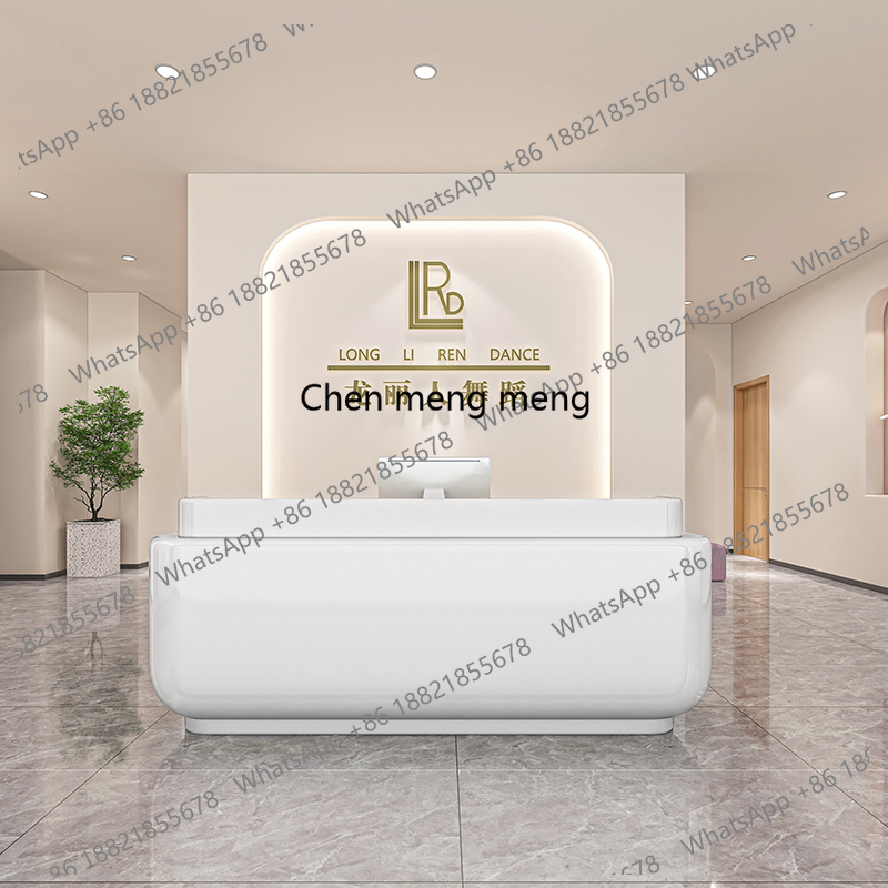 Painted Bar Counter Reception  - Reception Desk Counter recension och pris