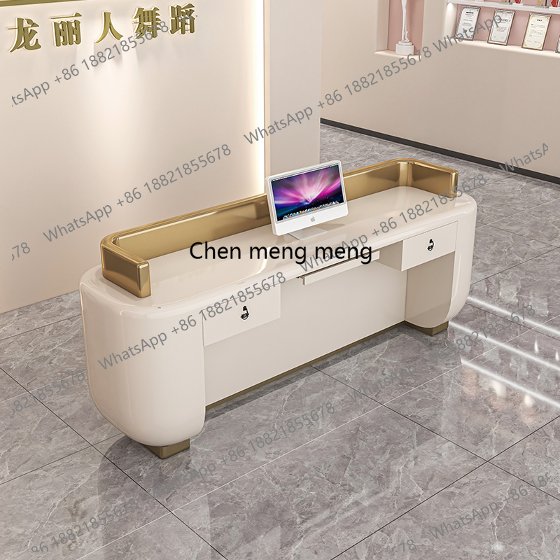 Painted Bar Counter Reception  - Reception Desk Counter recension och pris