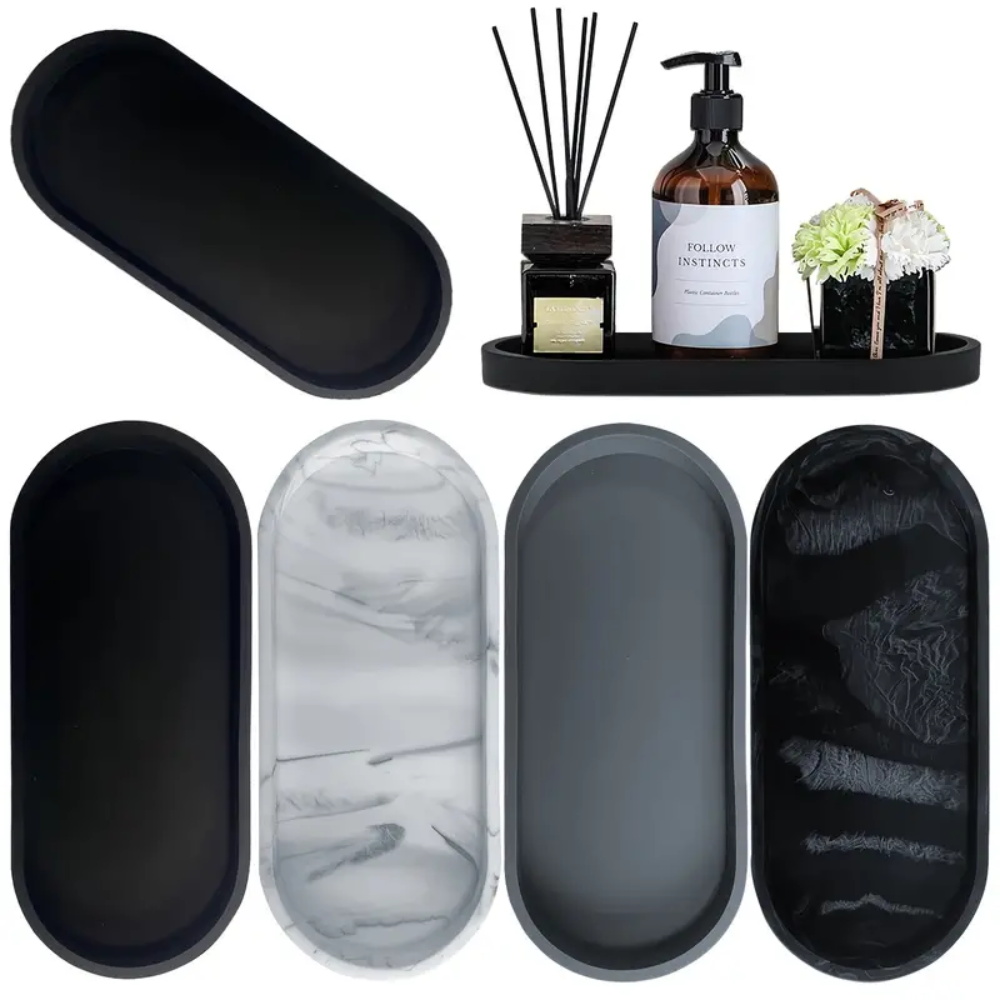 1Pc Bathroom Vanity Silicone T - Drawer Organizer Tray recension och pris