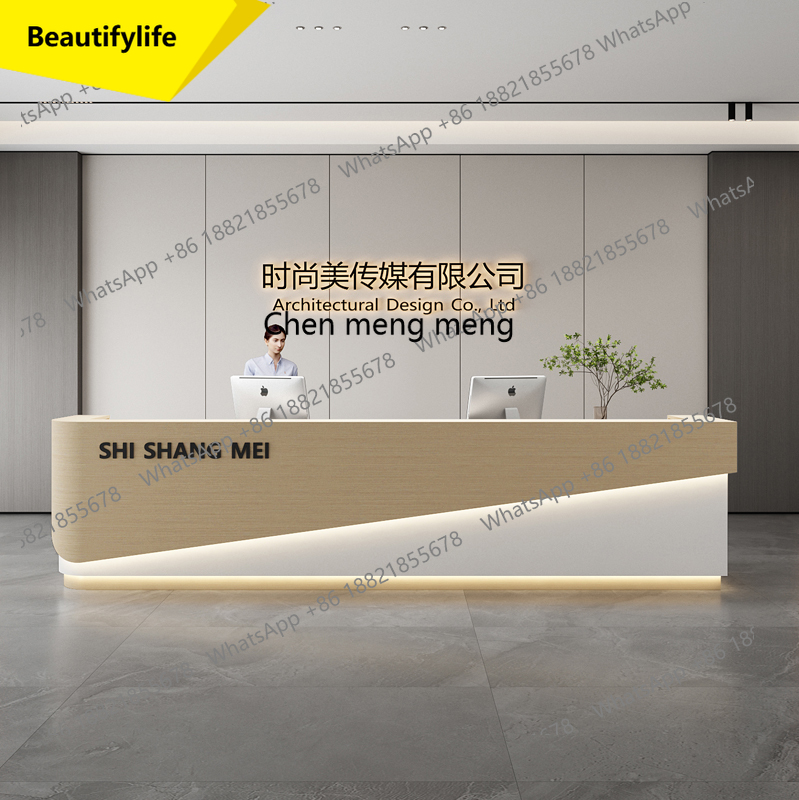 X188 Simple and modern hotel l - Reception Desk Counter recension och pris