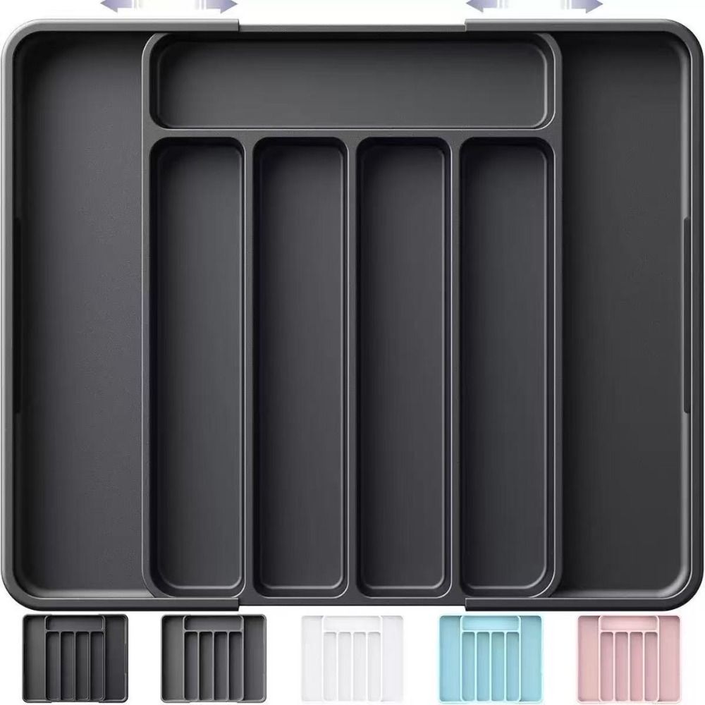 Adjustable Cutlery Drawer Orga - Drawer Organizer Tray recension och pris