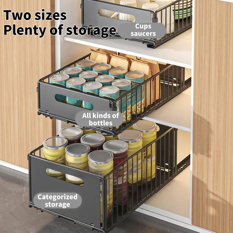 1pcs Kitchen Storage Rack with - Drawer Organizer Tray recension och pris