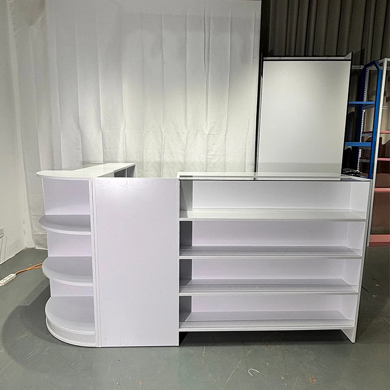 custom.HIKUYA Hot Sale MDF Boa - Reception Desk Counter recension och pris