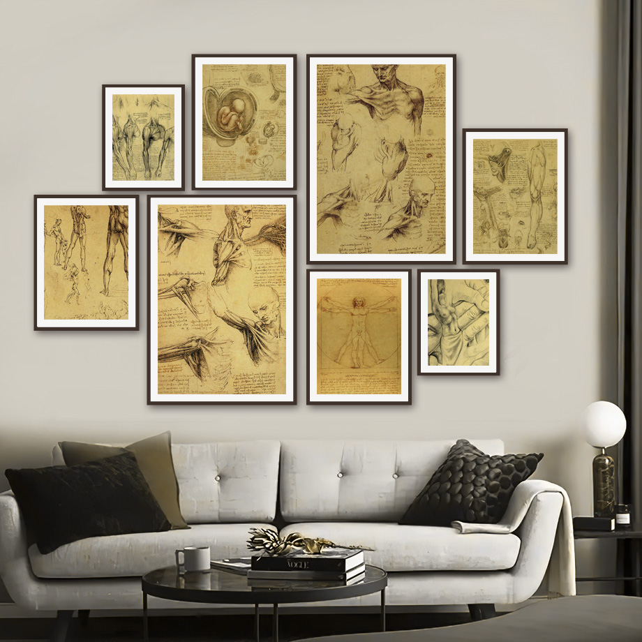 Retro Art Canvas Painting Da V - Office Furniture York recension och pris