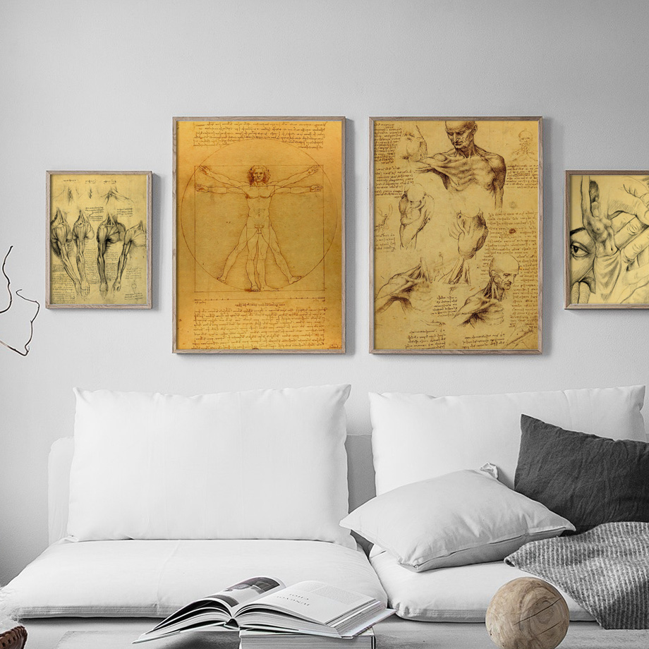 Retro Art Canvas Painting Da V - Office Furniture York recension och pris