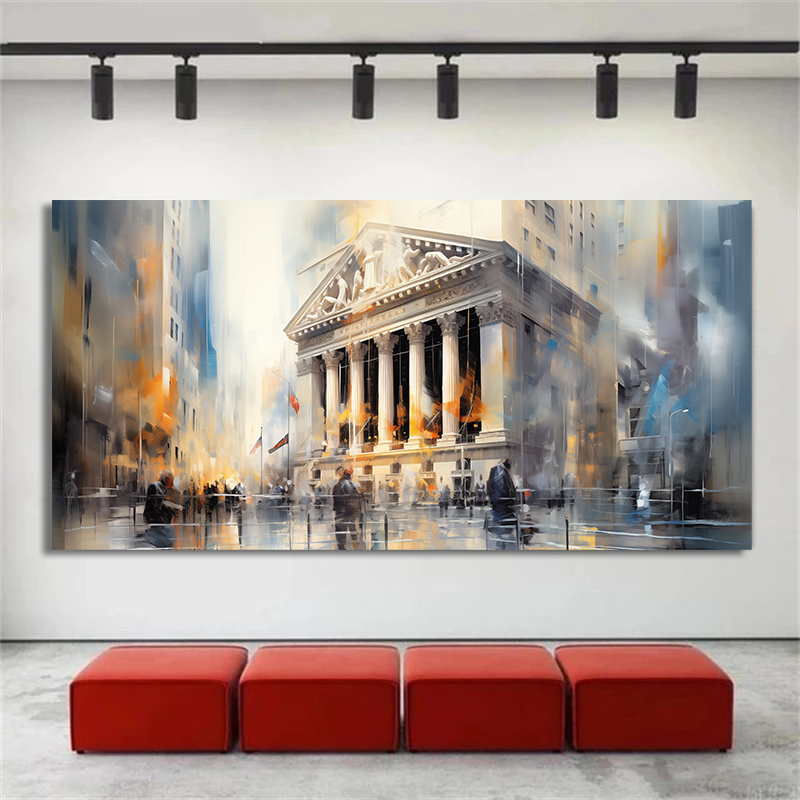 New York Stock Exchange Abstra - Office Furniture York recension och pris