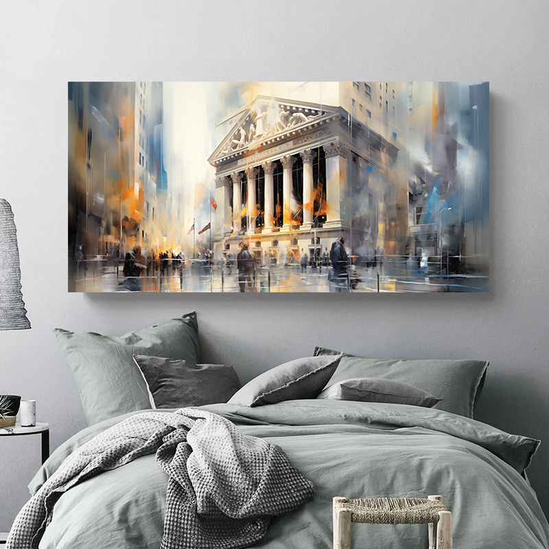 New York Stock Exchange Abstra - Office Furniture York recension och pris