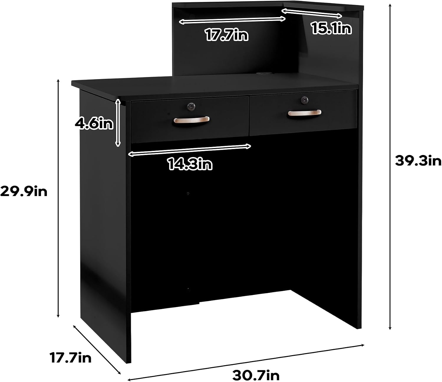 Small Reception Desk with Coun - Reception Desk Counter recension och pris