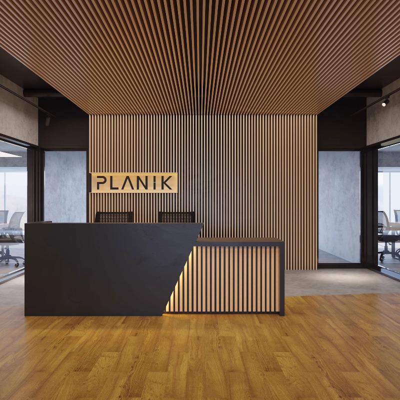 Company front desk, reception  - Reception Desk Counter recension och pris