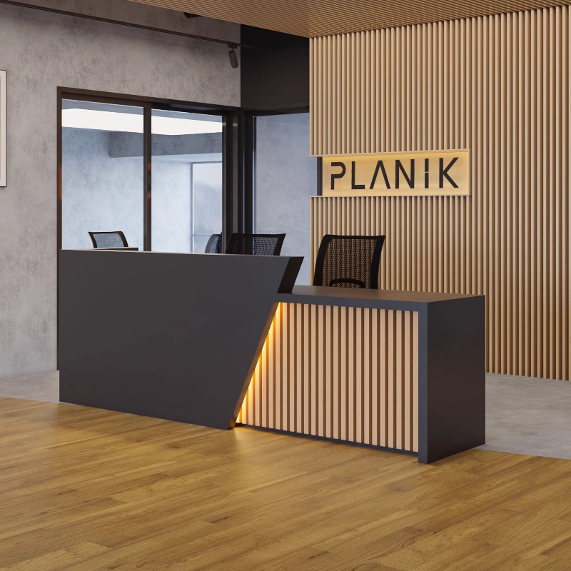Company front desk, reception  - Reception Desk Counter recension och pris