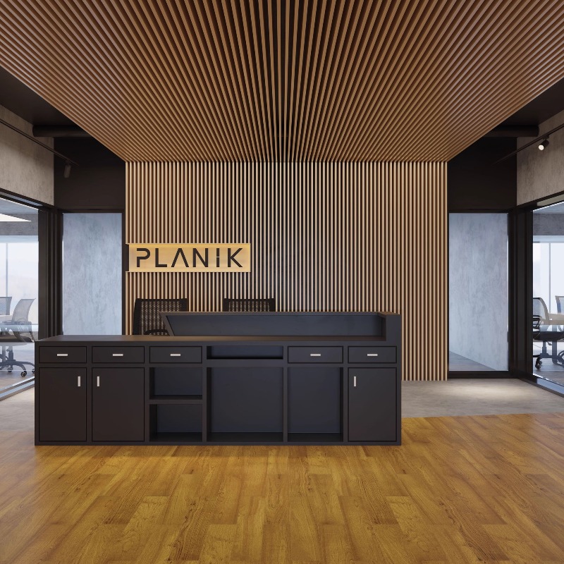 Company front desk, reception  - Reception Desk Counter recension och pris