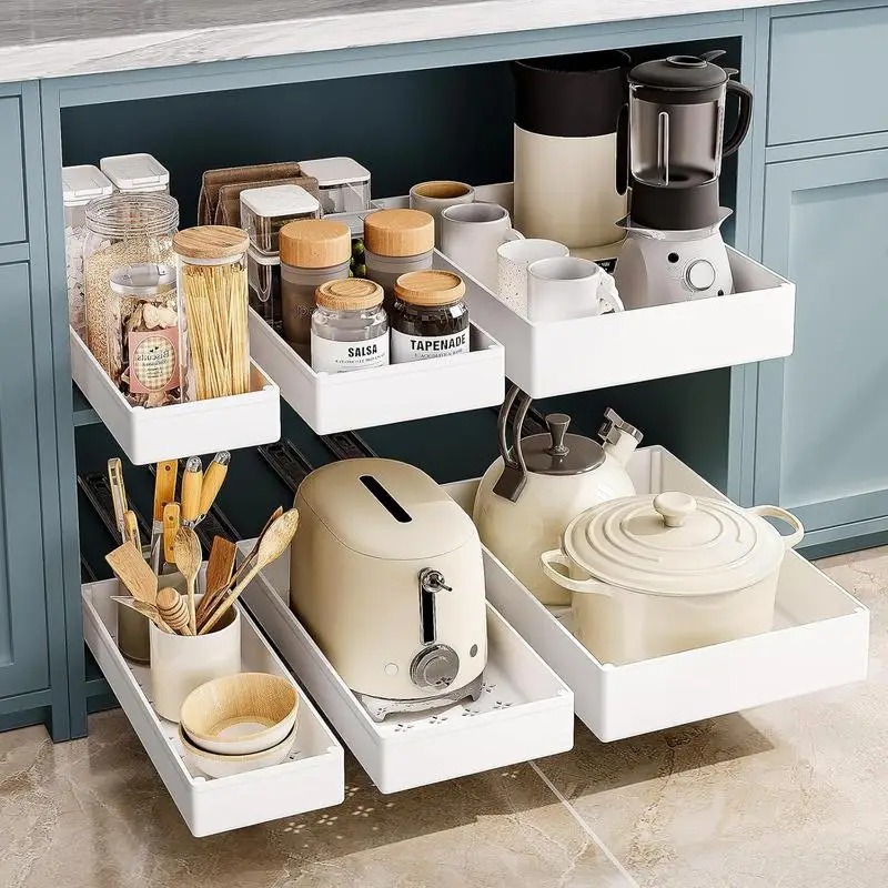 1-2pcs Kitchen Organizer Pull  - Drawer Organizer Tray recension och pris