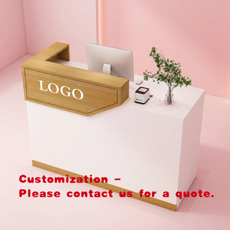 custom.Wooden Hotel Reception  - Reception Desk Counter recension och pris