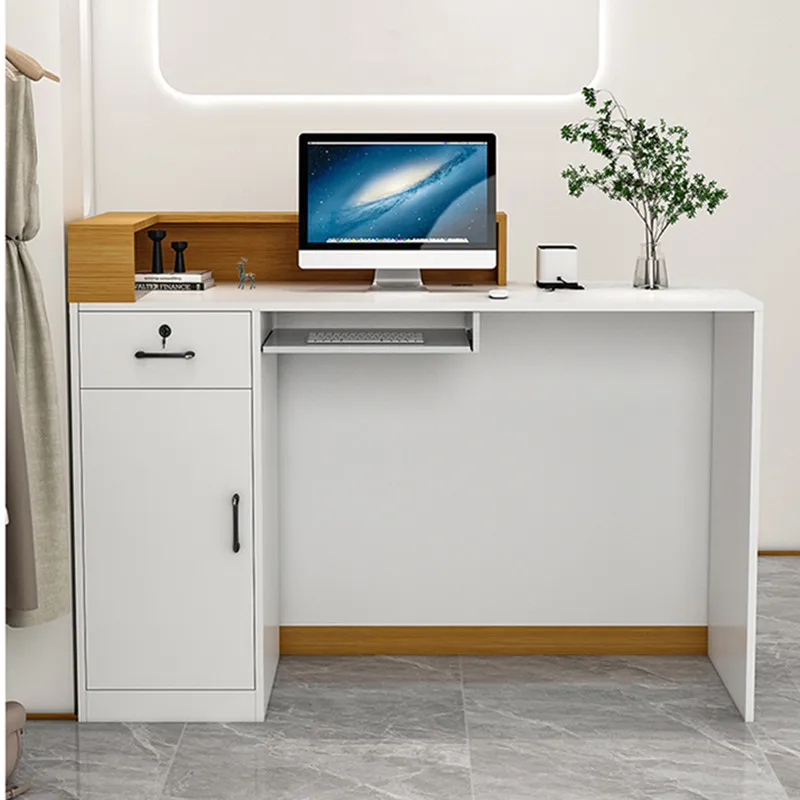 custom.Wooden Hotel Reception  - Reception Desk Counter recension och pris