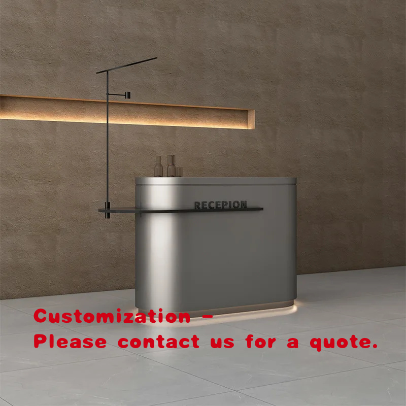 custom.Nordic Minimalist Recep - Reception Desk Counter recension och pris