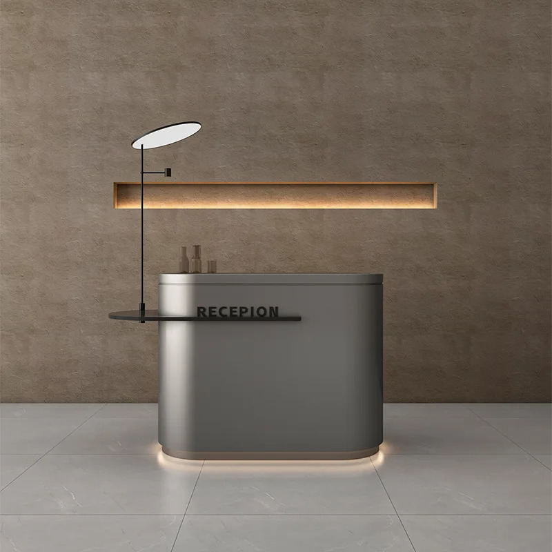 custom.Nordic Minimalist Recep - Reception Desk Counter recension och pris
